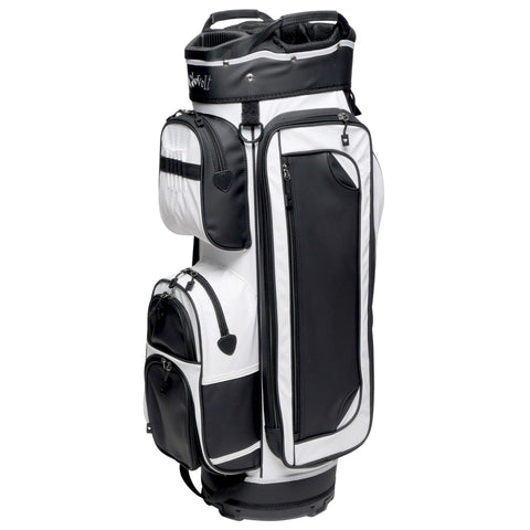 Greg Norman Golf Cart Bag, Black/Grey American Golf