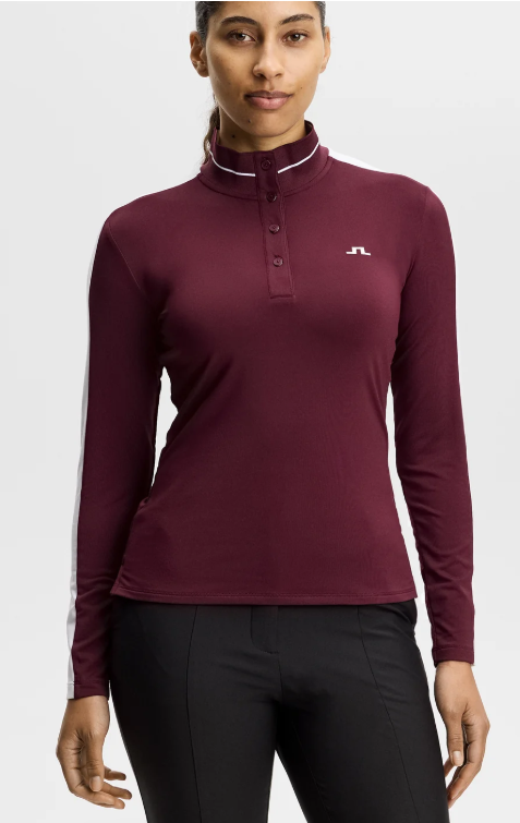 J.Lindeberg Hertta Long Sleeve Polo (Multiple Colors)