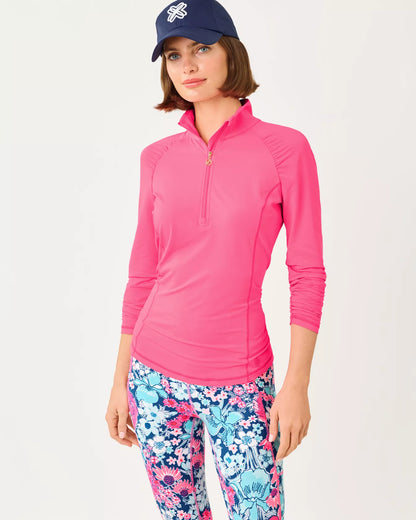 LILLY PULITZER Justine Elbow Sleeve Pullover in Cherry Blossom