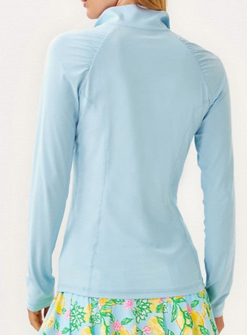 LILLY PULITZER Justine Long Sleeve Pullover in Bluette