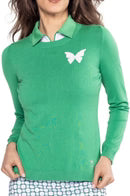 Golftini MASTERS Butterfly Crewneck Sweater