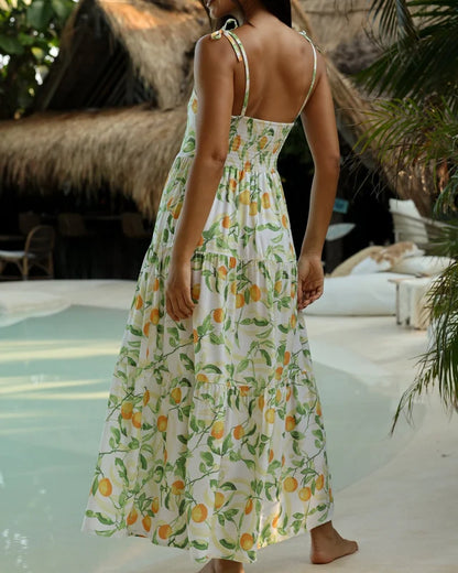 KENNY FLOWERS The Citrus Club Sleeveless Resort Dress
