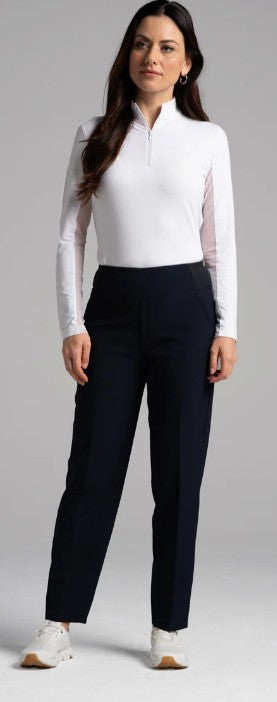 IBKUL Solid Knit Ankle Pants 28" (Multiple Colors)