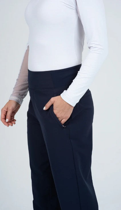 IBKUL Solid Knit Ankle Pants 28" (Multiple Colors)