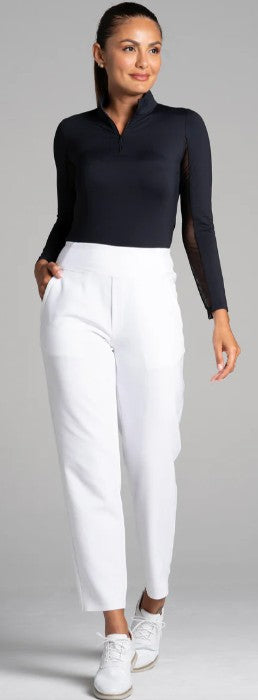 IBKUL Solid Knit Ankle Pants 28" (Multiple Colors)