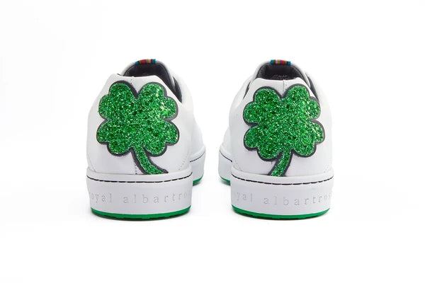 Royal Albartross Queen Lady Luck Golf Shoe in White/Green