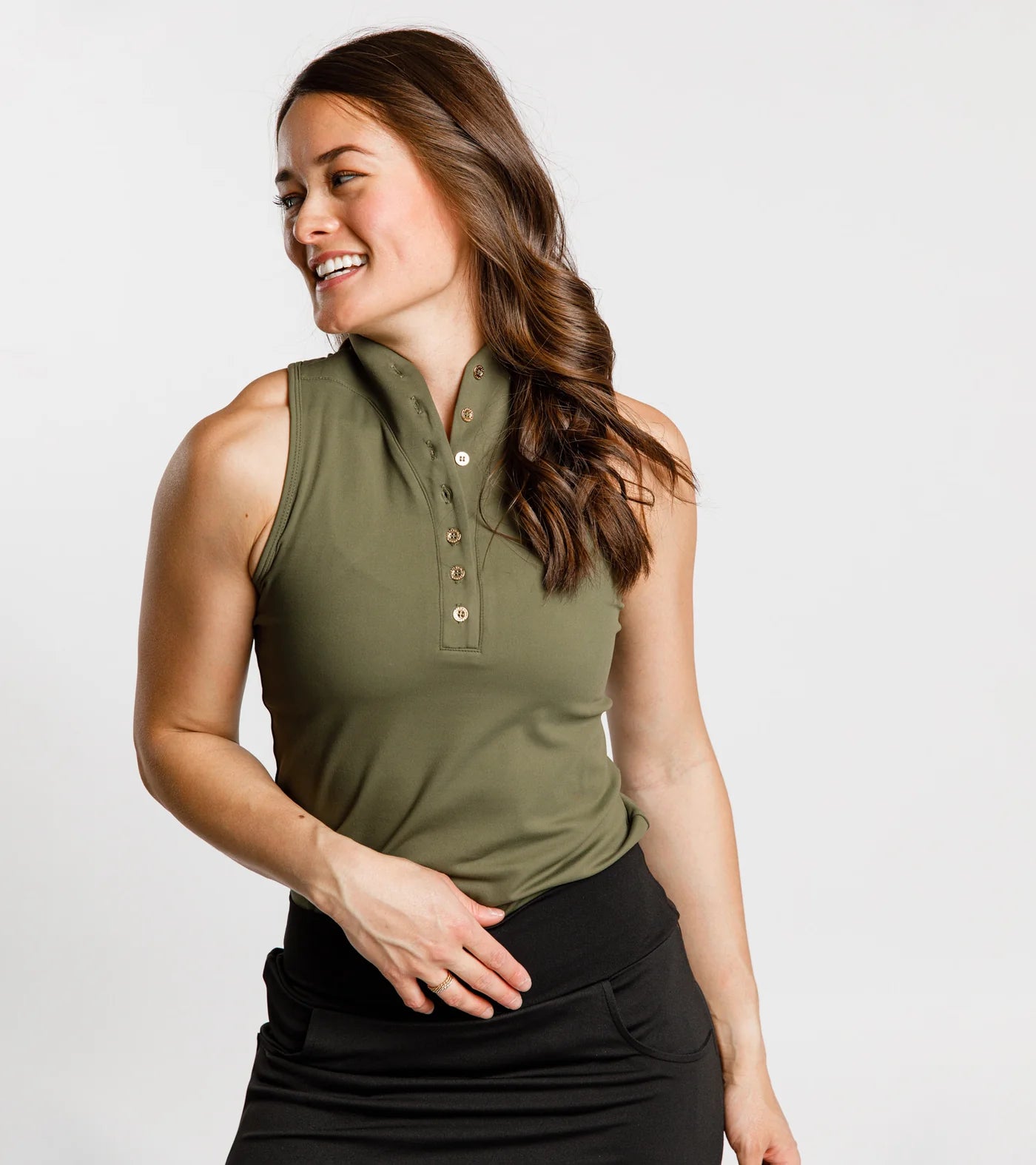 CALLIOPE GOLF Latah Racerback Polo Sleeveless (Multiple Colors)