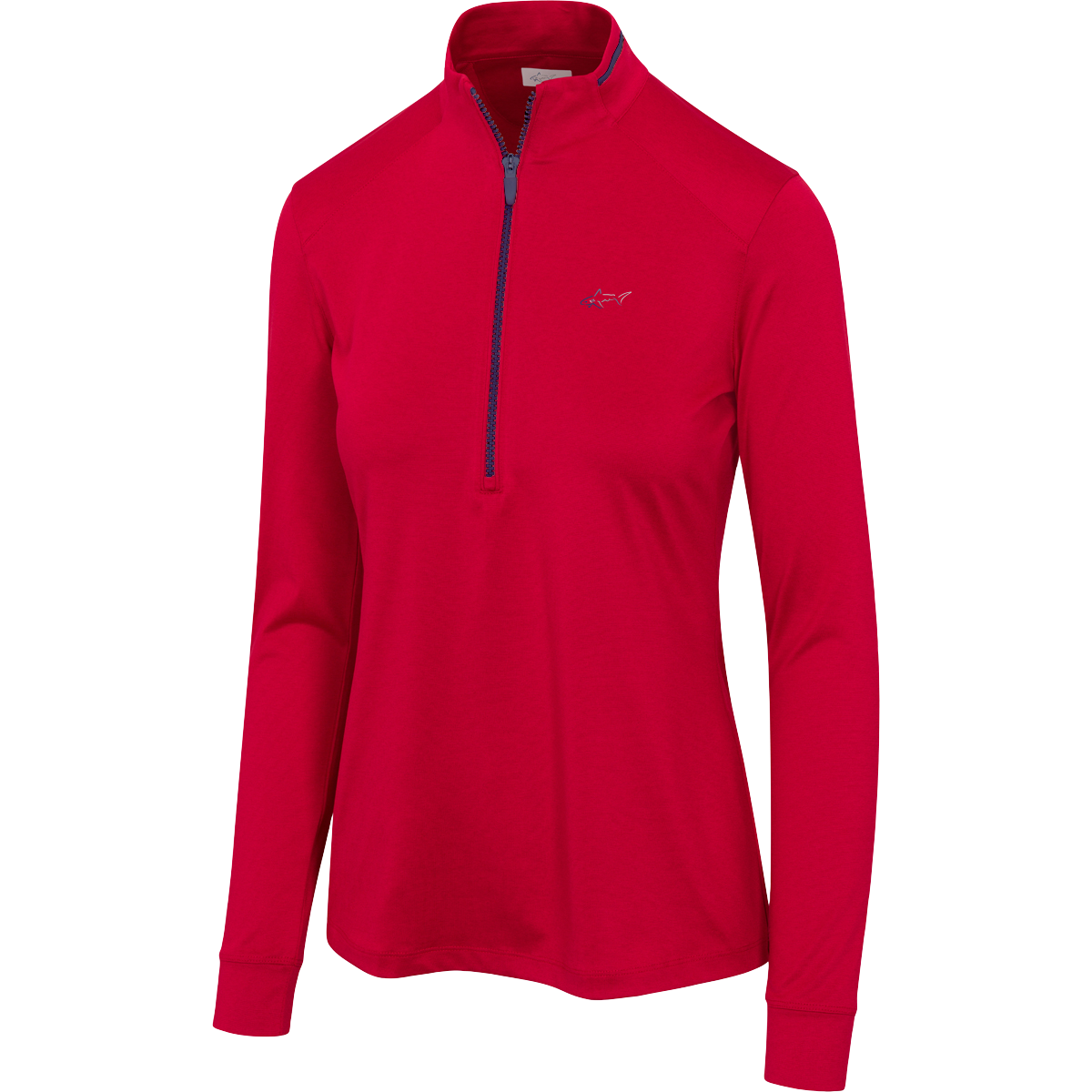 Greg Norman LONG SLEEVE Leaderboard Half-Zip Polo (Multiple Colors)