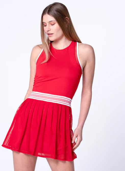 Lucky In Love Sleeveless Next Level Racer Back Dress 32.5"