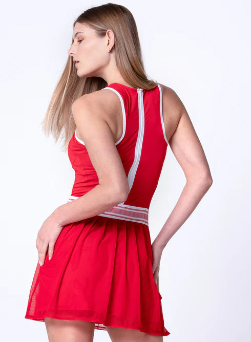Lucky In Love Sleeveless Next Level Racer Back Dress 32.5"