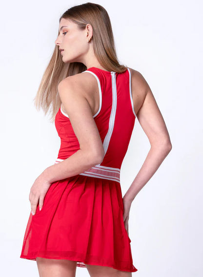 Lucky In Love Sleeveless Next Level Racer Back Dress 32.5"