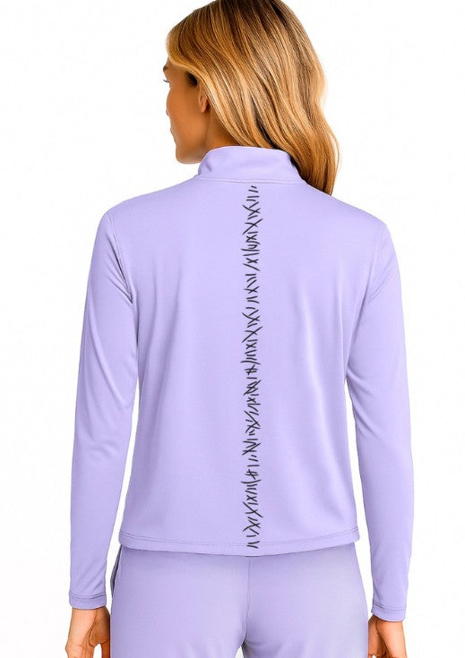 Jamie Sadock LILAC Long Sleeve Top