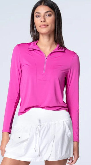 Lucky in Love Free Play Zip Long Sleeve (Multiple Colors)