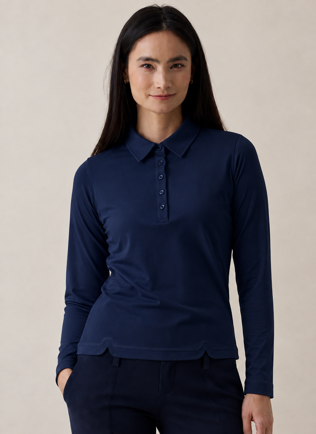 A. Putnam Long Sleeve SPORT POLO (Multiple Colors)