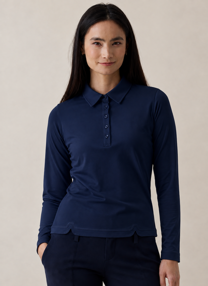 A. Putnam Long Sleeve SPORT POLO (Multiple Colors)