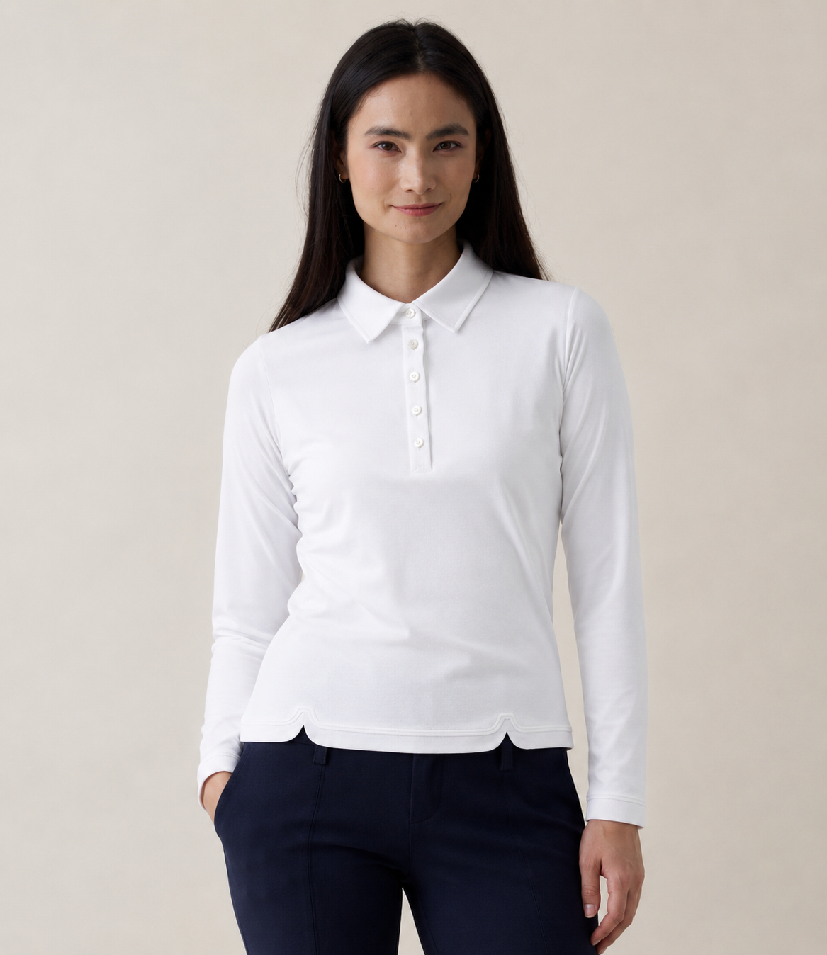 A. Putnam Long Sleeve SPORT POLO (Multiple Colors)