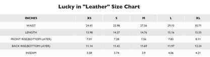 CALLIOPE GOLF Lucky in “Leather” Skirt 15" (Multiple Colors)