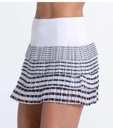 Lucky in Love Optic Play Pleated Skort 13.25"