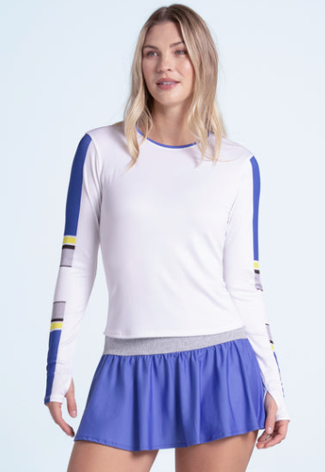 Lucky in Love Rib Line Flounce Skirt 13.25"