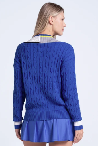 Lucky in Love Long Sleeve Bold Play Sweater