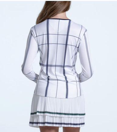 Lucky in Love Preppy Love Plaid Long Sleeve