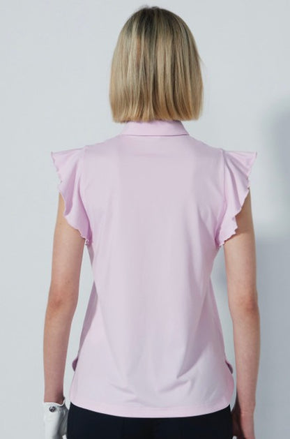 Daily Sports Luxe Frill Sleeveless Polo Shirt (Multiple Colors)