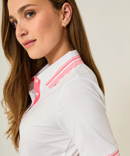 GGBLUE BLUSH COURT Short Sleeve Links Luxe Tee