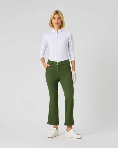 Daily Sports Flare Lyric Black Ankle Pants 27.5" (Multiple Colors)
