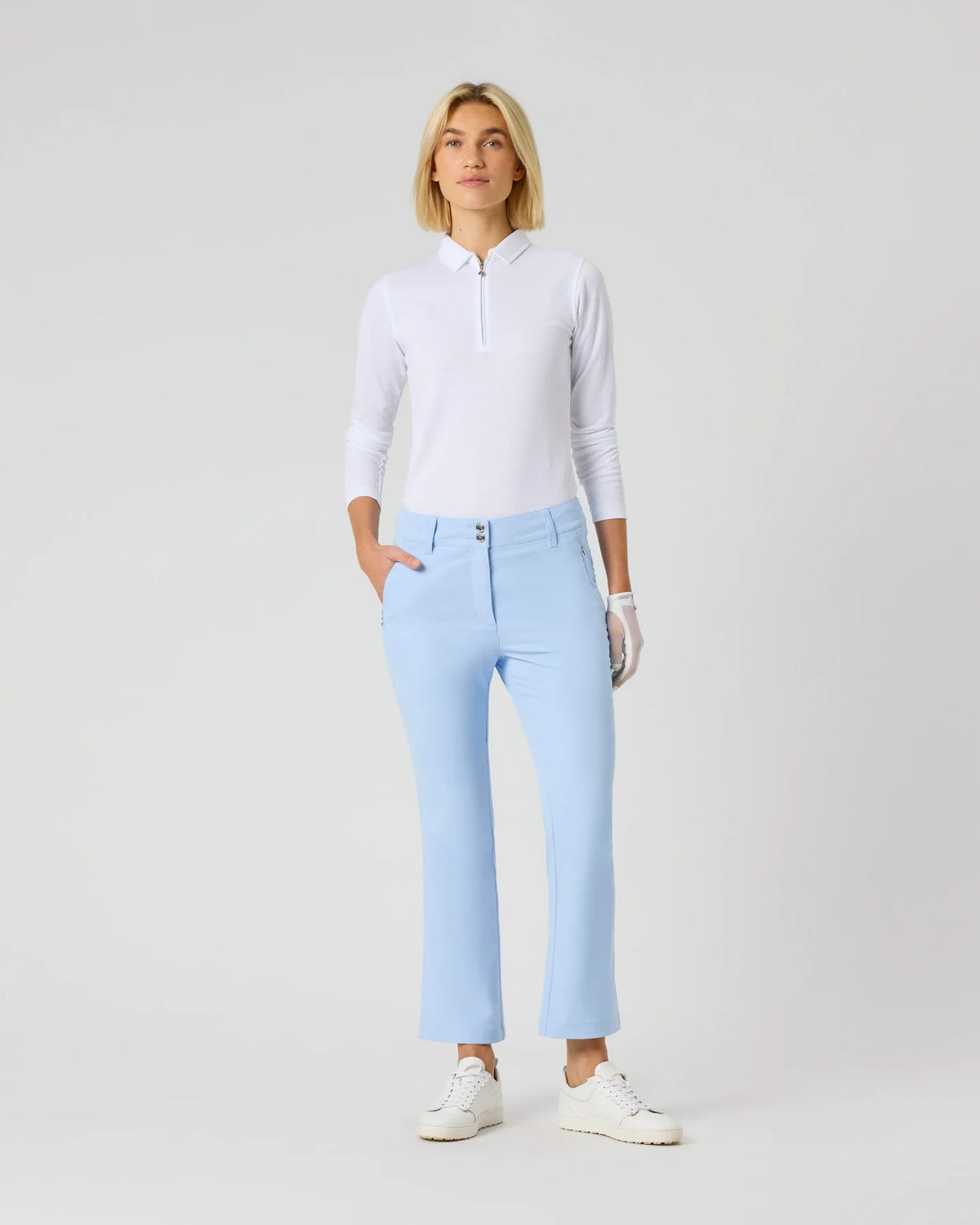 Daily Sports Flare Lyric Black Ankle Pants 27.5" (Multiple Colors)