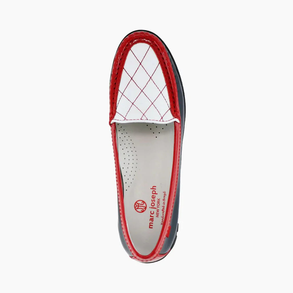 Marc Joseph Monroe St Women's Golf Shoes in Navy & Scarlet