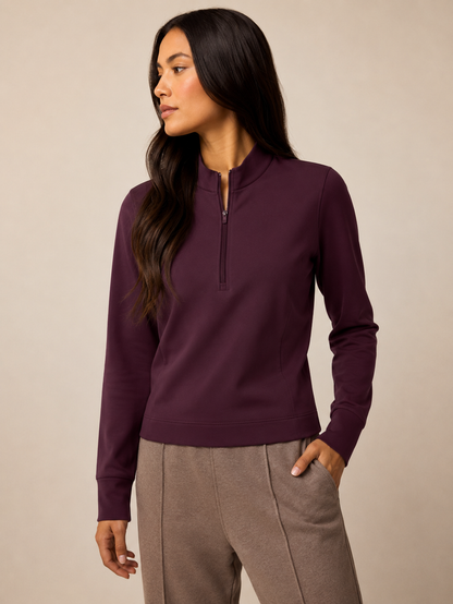 GREYSON Halley Long Sleeve Quarter-Zip Polo (Multiple Colors)  NEW COLORS