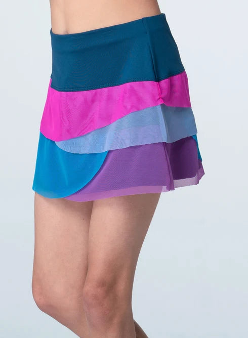 Lucky in Love Youth Mesh Scallop Skirt 11"