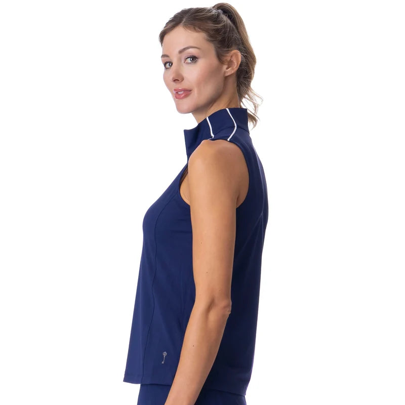 Belyn Key EMERALD BAY Mock Piper Sleeveless Top
