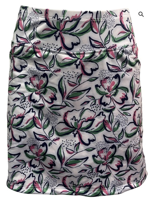 BSkinz Modern Floral Skort 18"