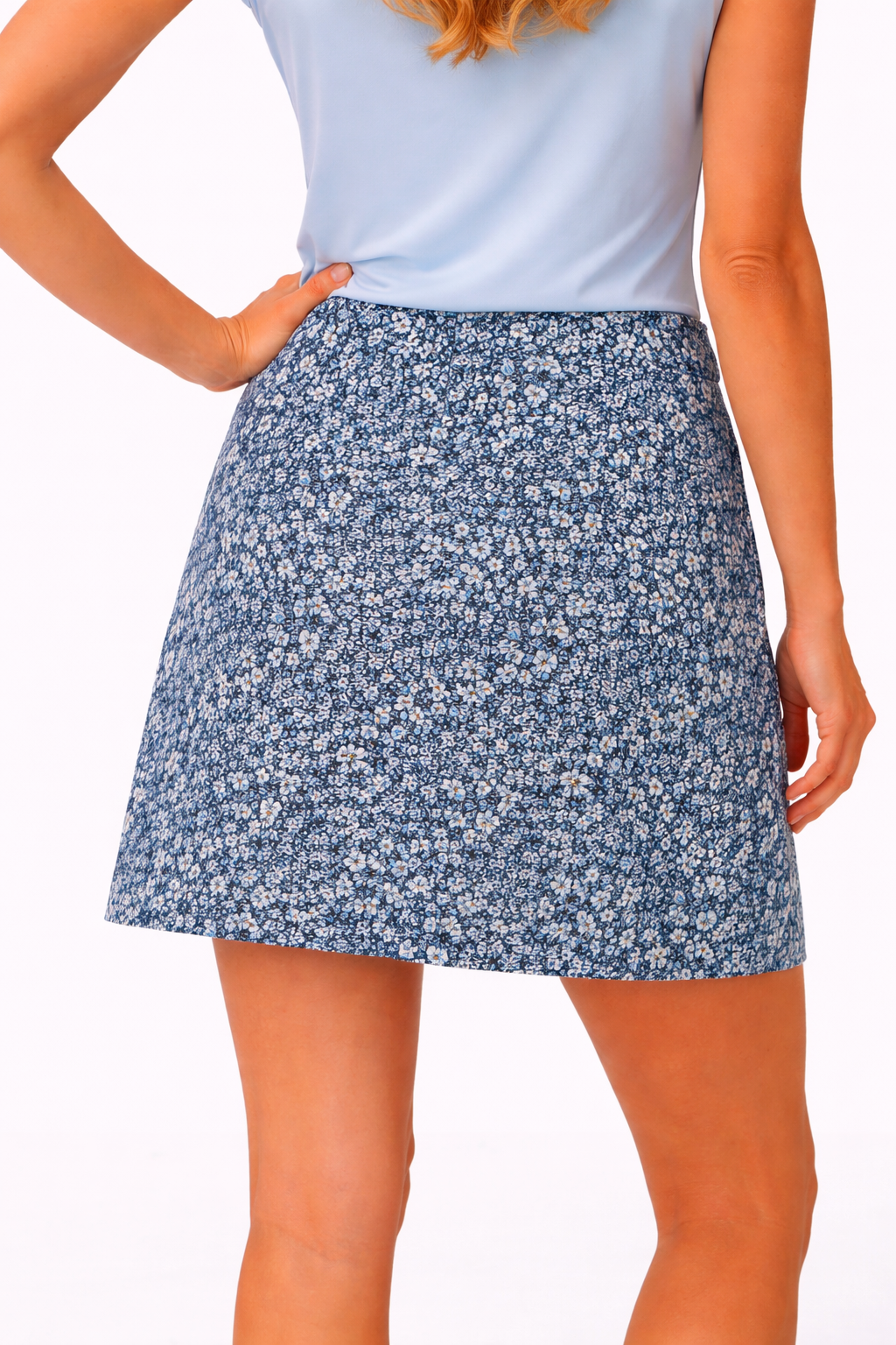 LILLY PULITZER Monica Skort 17" in Cumulus Blue