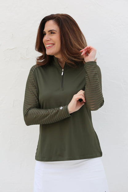 FAMARA Long Sleeve Golf Shirt (Multiple Colors) NEW COLORS