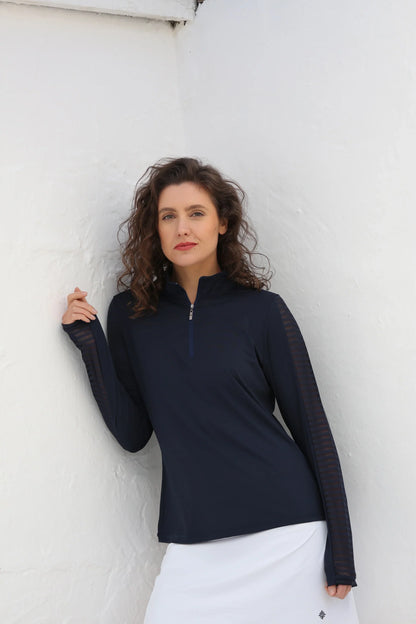 FAMARA Long Sleeve Golf Shirt (Multiple Colors) NEW COLORS