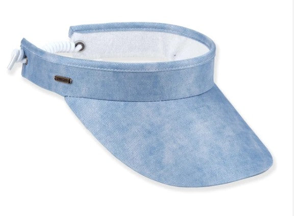 Sun N Sand Adjustable Coil Visor Splash (Multiple Colors)