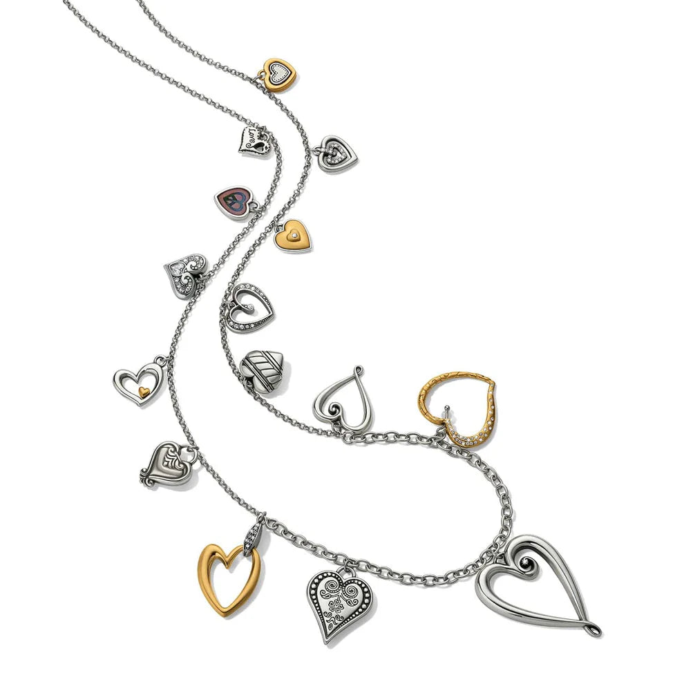Brighton One Heart Large Long Necklace
