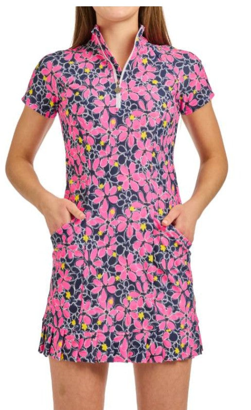 Tzu Tzu LATE BLOOMER PENNIE Capped Sleeve Dress