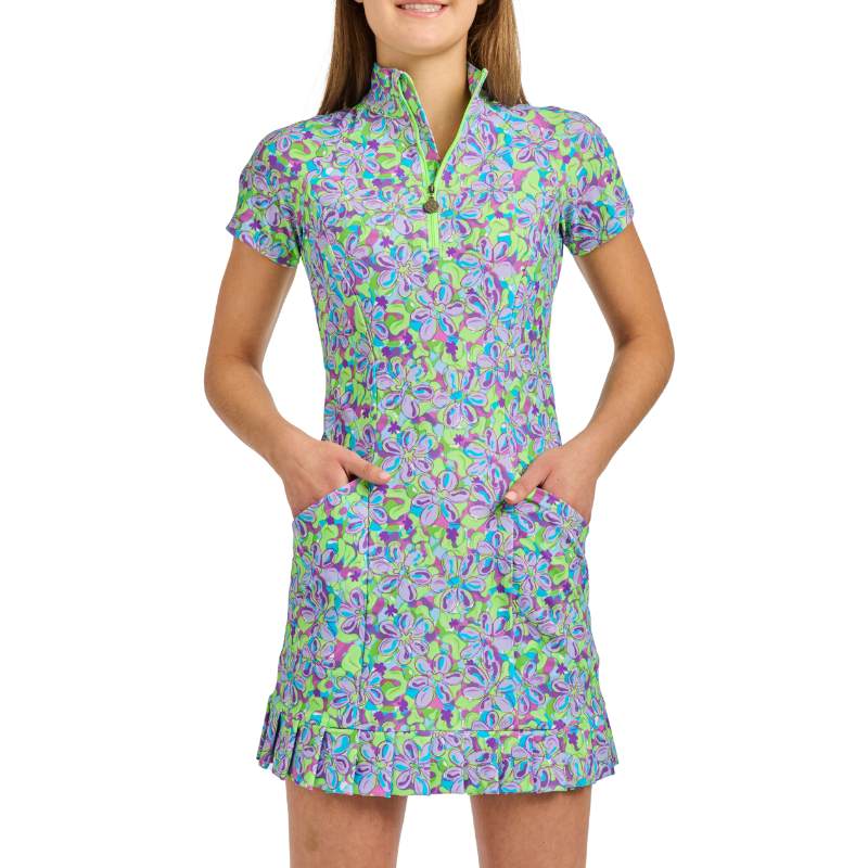 Tzu Tzu POCKET FULL OF POSIZES PENNIE Capped Sleeve Dress