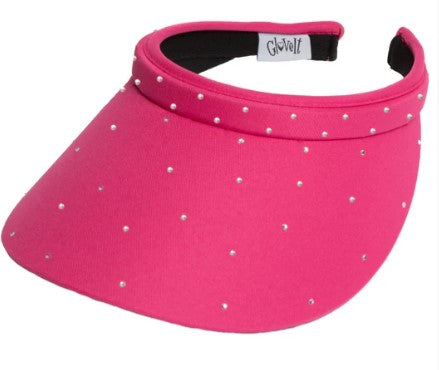 GloveIt Pink Bling Coil Visor