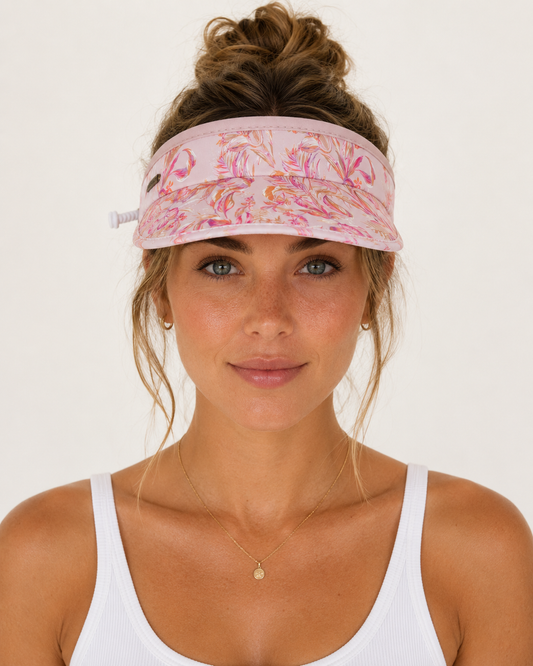 Sun N Sand Adjustable Coil Visor Hyacinth Bouquet