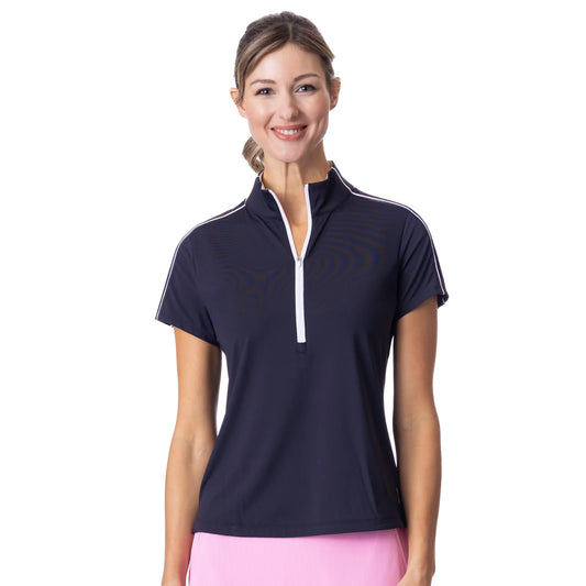 Belyn Key FAIRBANKS Mock Piper Short Sleeve