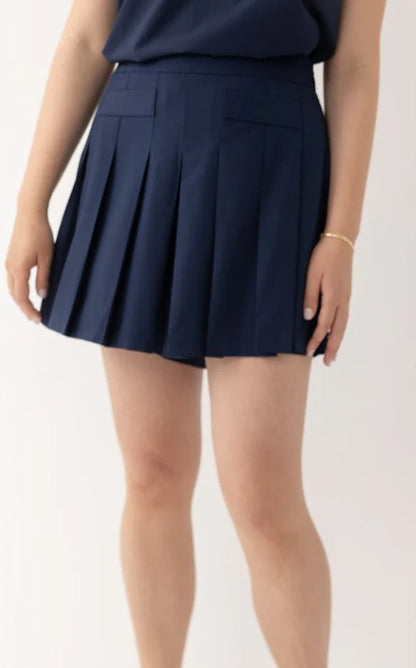 HONORS The Pleated Skort (Multiple Colors)