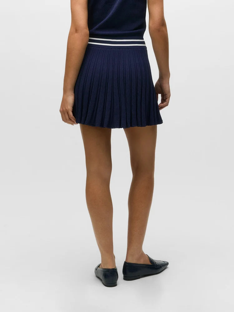 GREYSON Pointelle Skort 15" in Maltese Blue