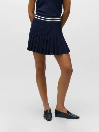 GREYSON Pointelle Skort 15" in Maltese Blue