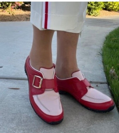 WesTees Polly Golf Shoe for Walking 18 in Crimson