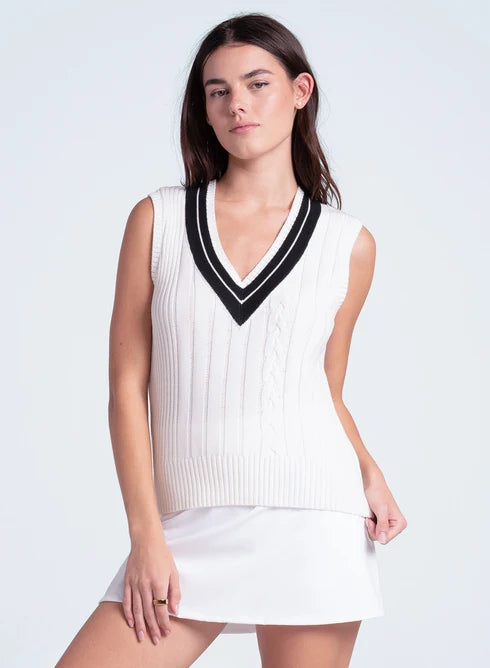 Lucky in Love Power Shot Sweater Vest