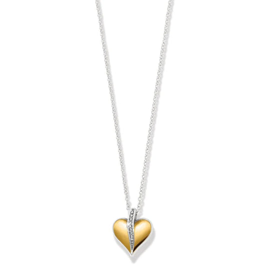Brighton Precious Heart Two Tone Petite Necklace